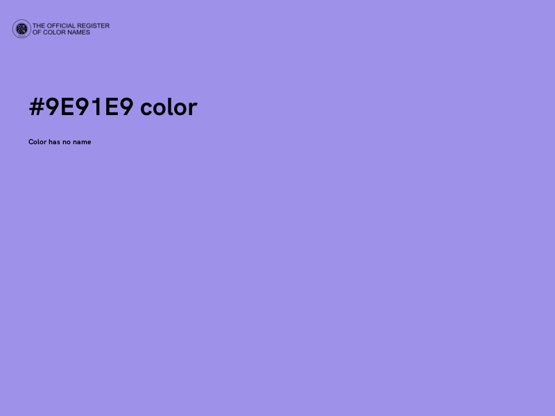 #9E91E9 color image
