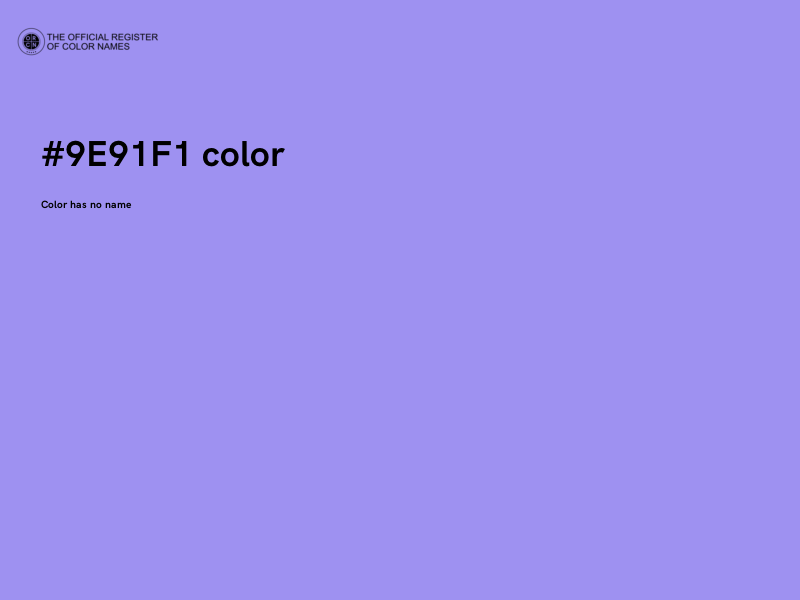#9E91F1 color image