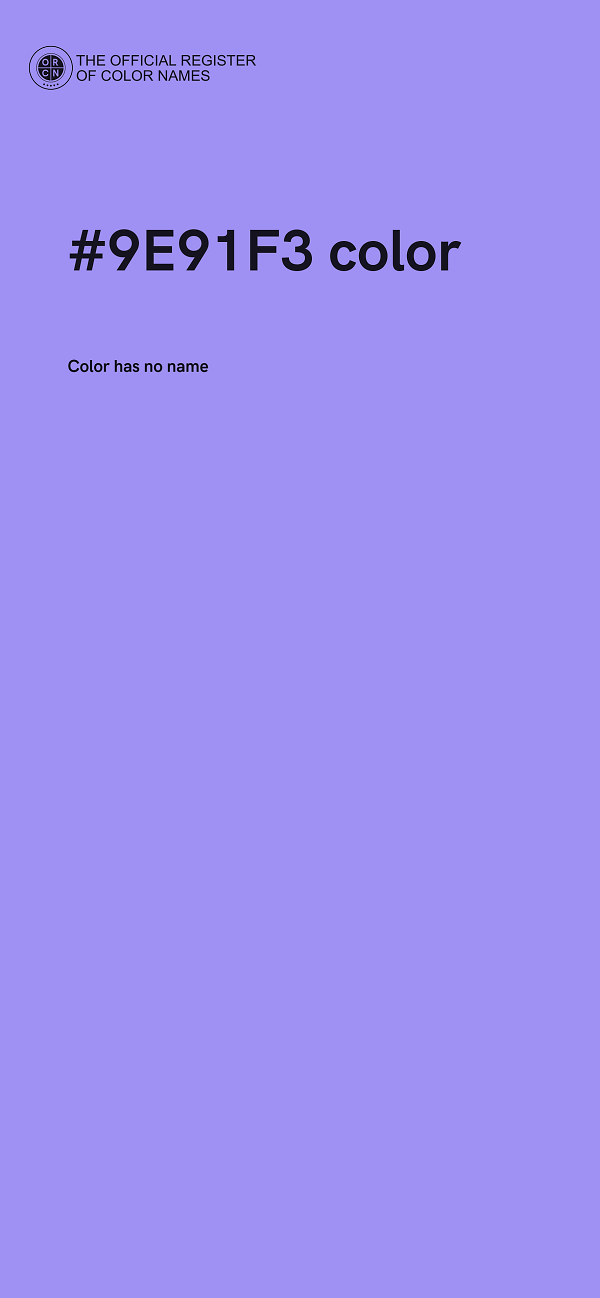 #9E91F3 color image