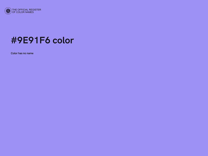 #9E91F6 color image