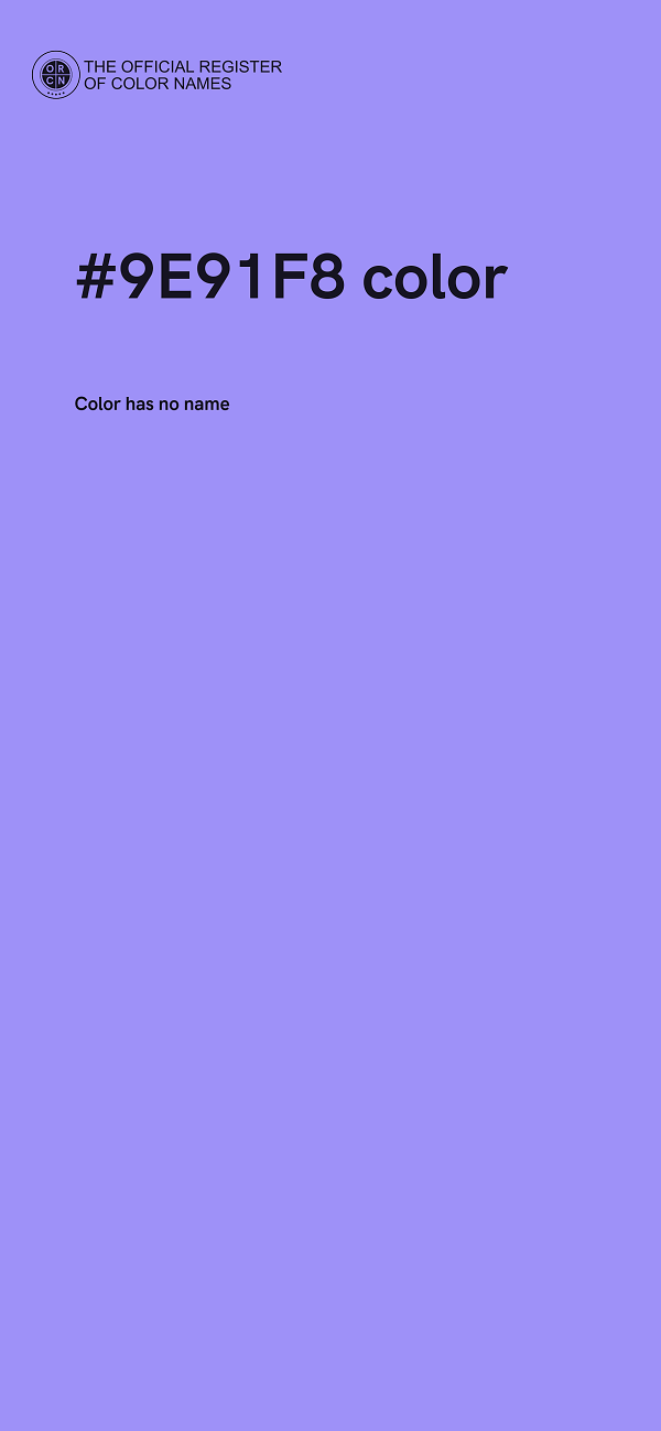 #9E91F8 color image