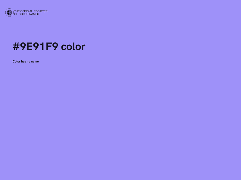 #9E91F9 color image