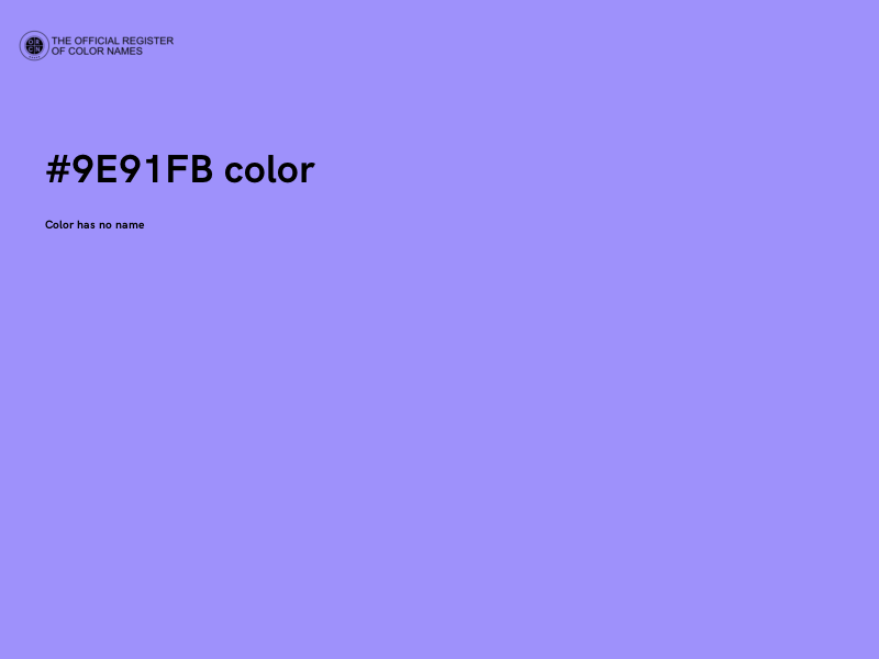 #9E91FB color image