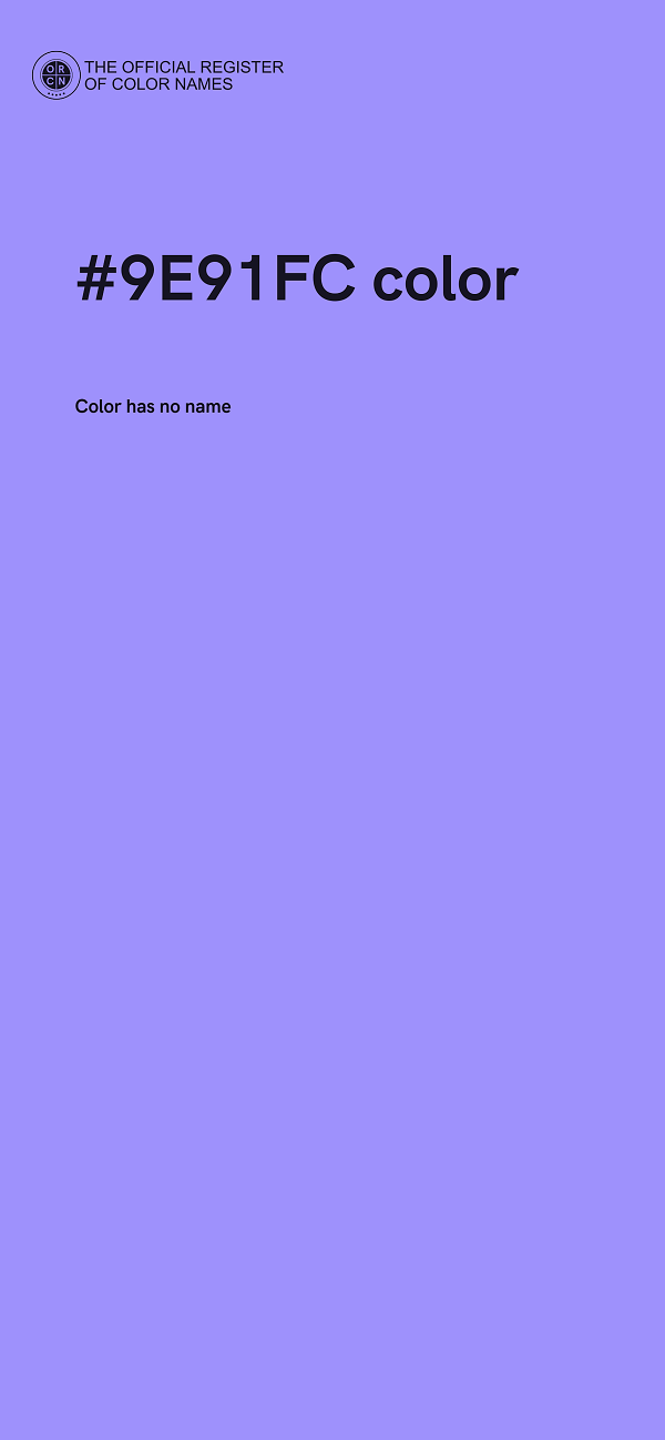 #9E91FC color image