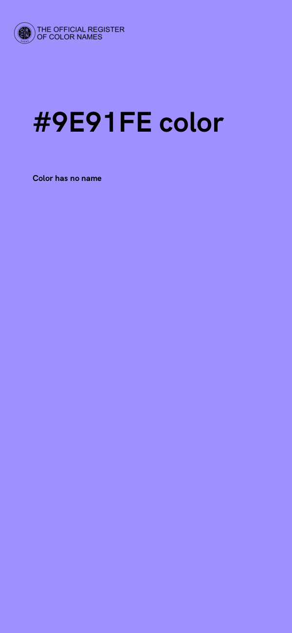 #9E91FE color image