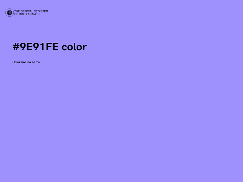 #9E91FE color image