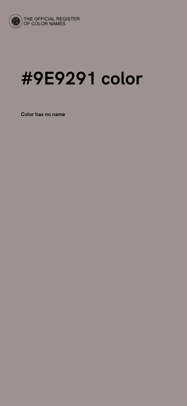 #9E9291 color image