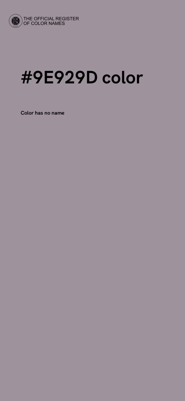 #9E929D color image