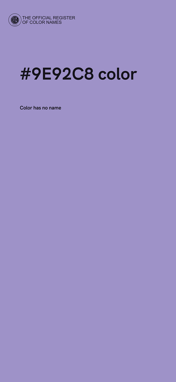 #9E92C8 color image
