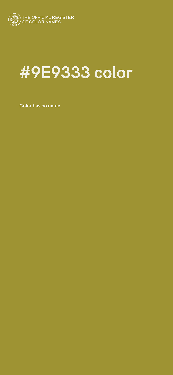 #9E9333 color image