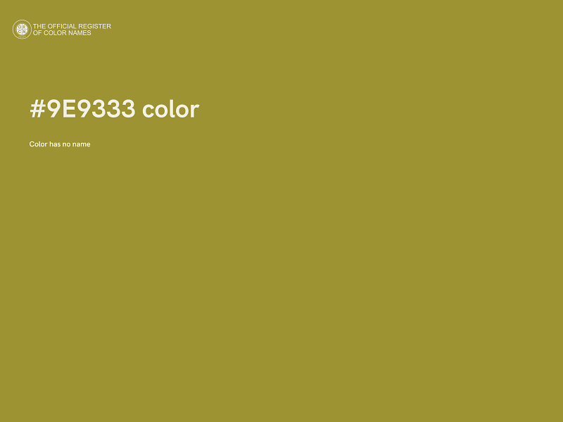 #9E9333 color image