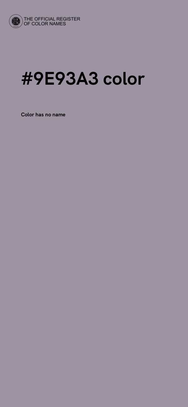 #9E93A3 color image