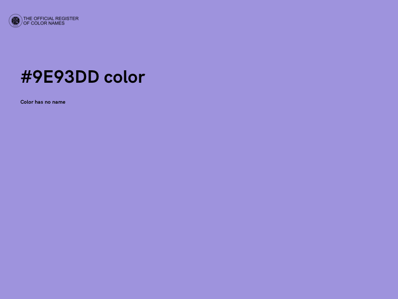 #9E93DD color image