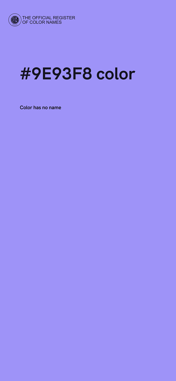 #9E93F8 color image