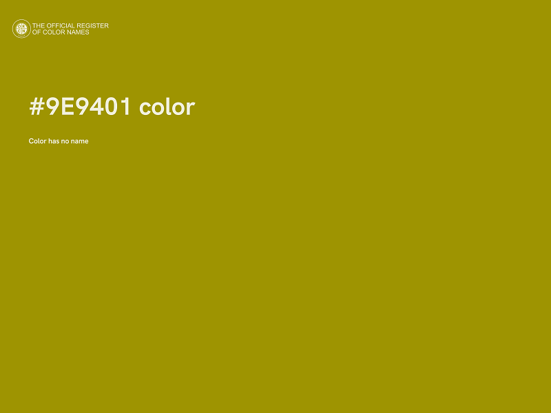 #9E9401 color image