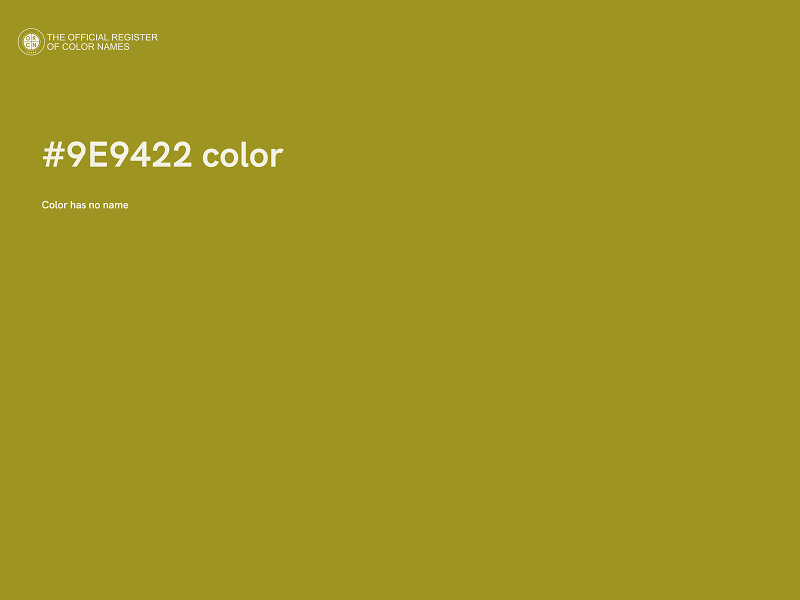 #9E9422 color image