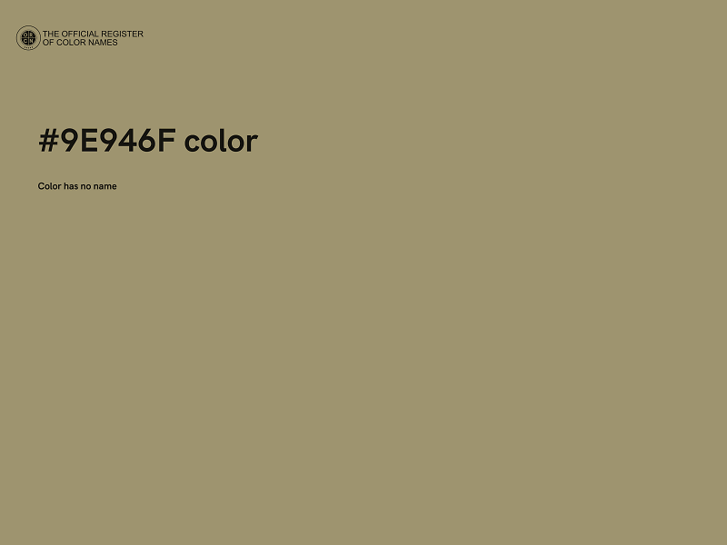 #9E946F color image