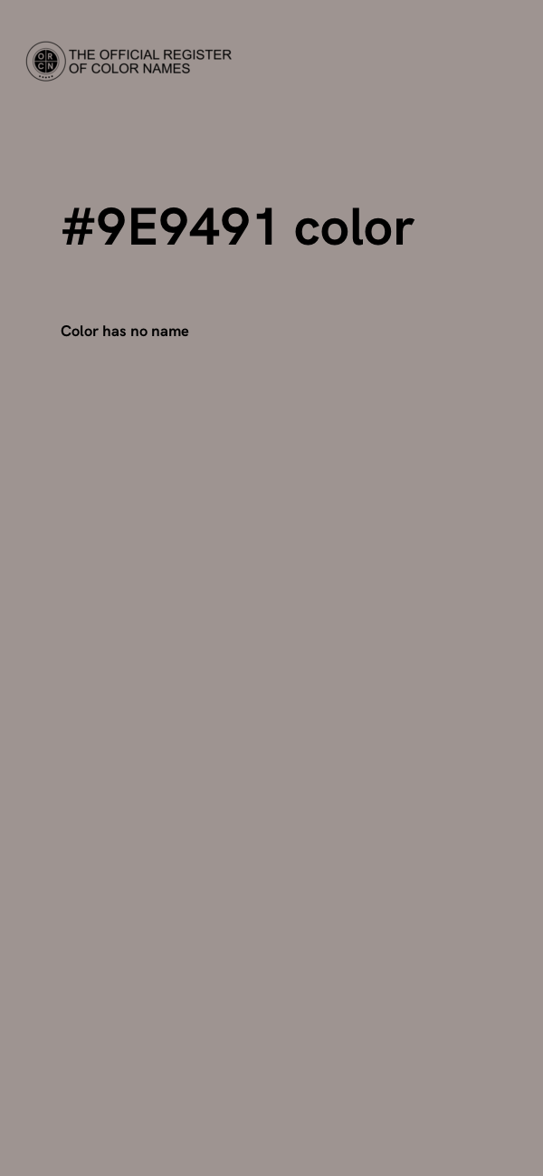 #9E9491 color image