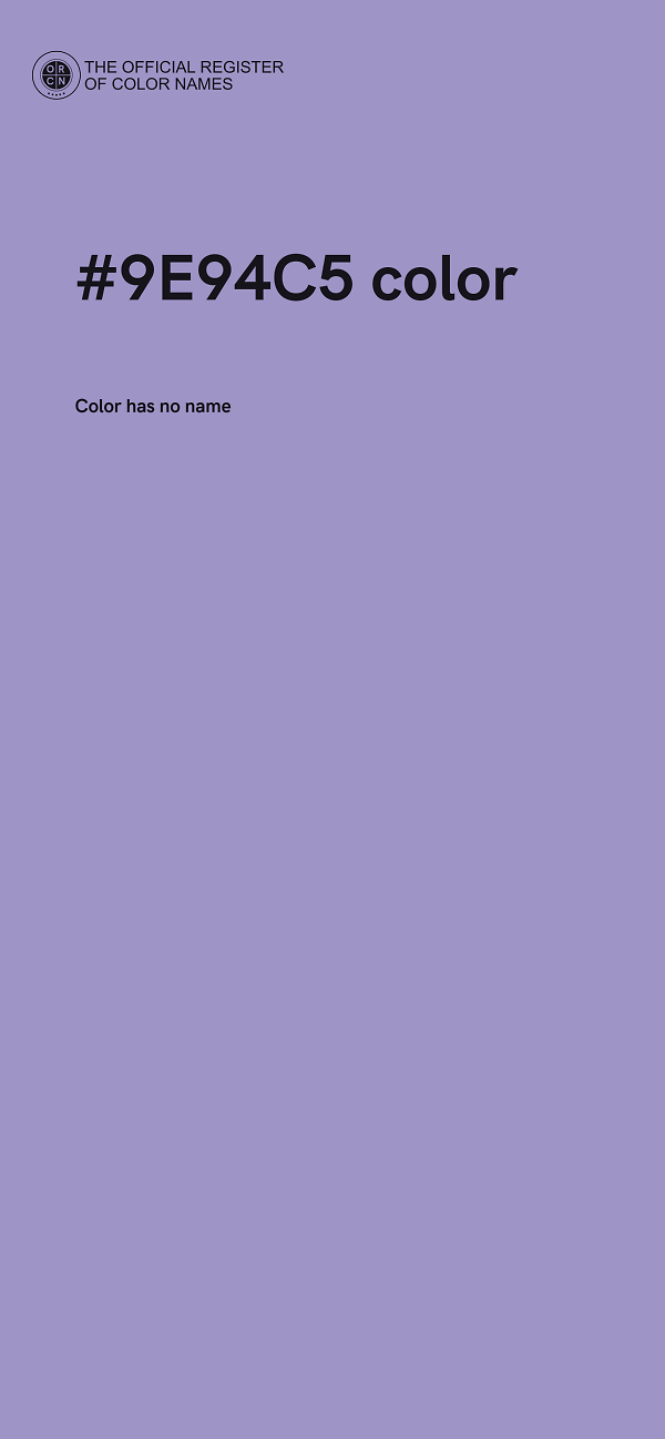 #9E94C5 color image