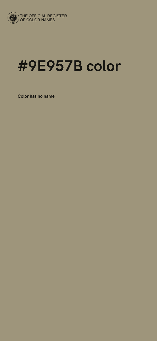 #9E957B color image