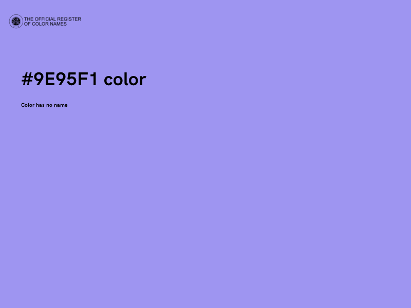#9E95F1 color image