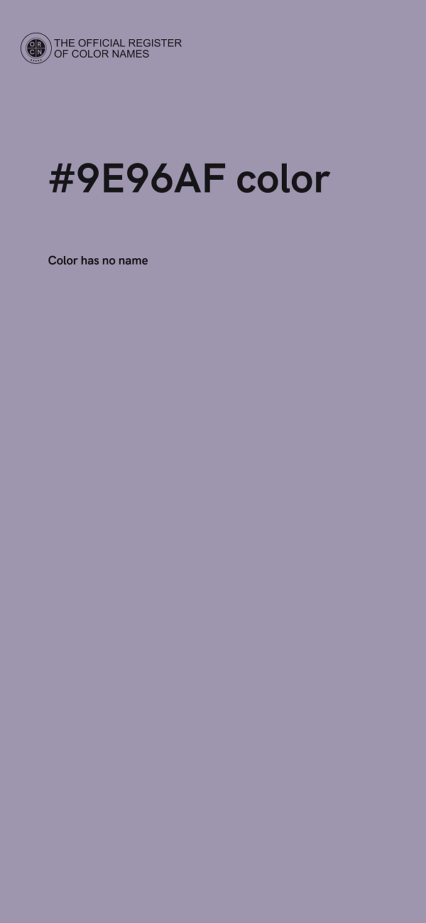 #9E96AF color image
