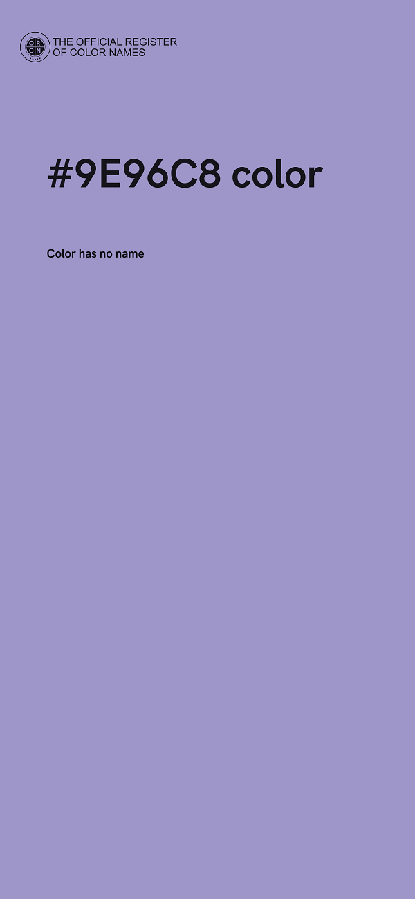 #9E96C8 color image