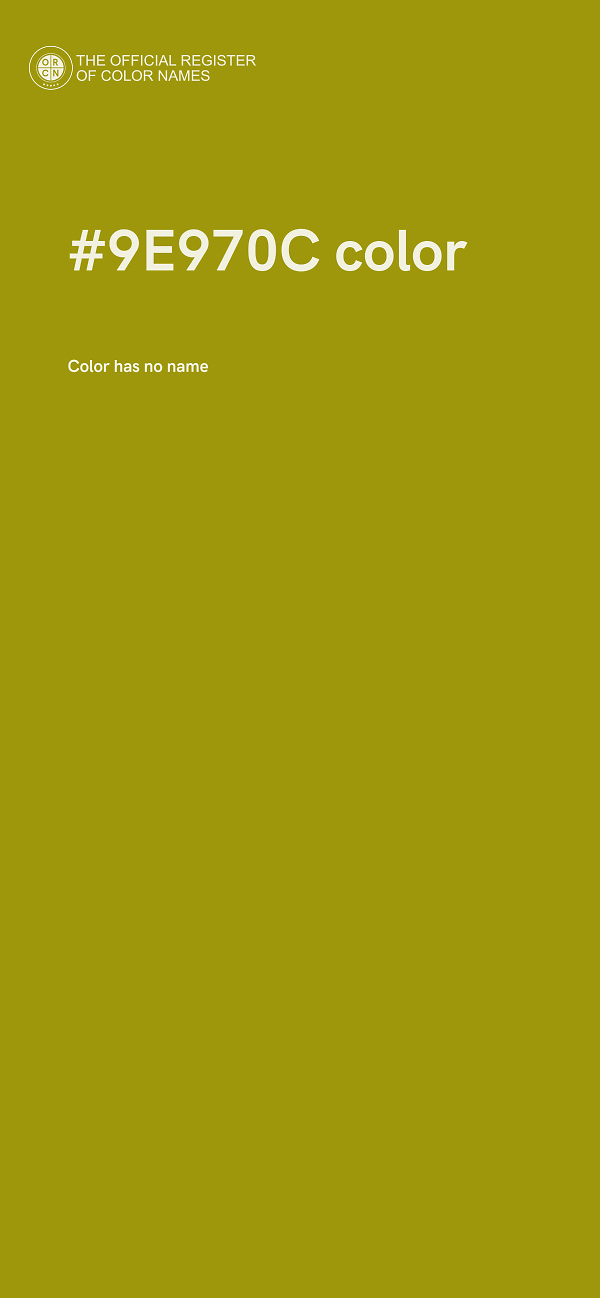 #9E970C color image