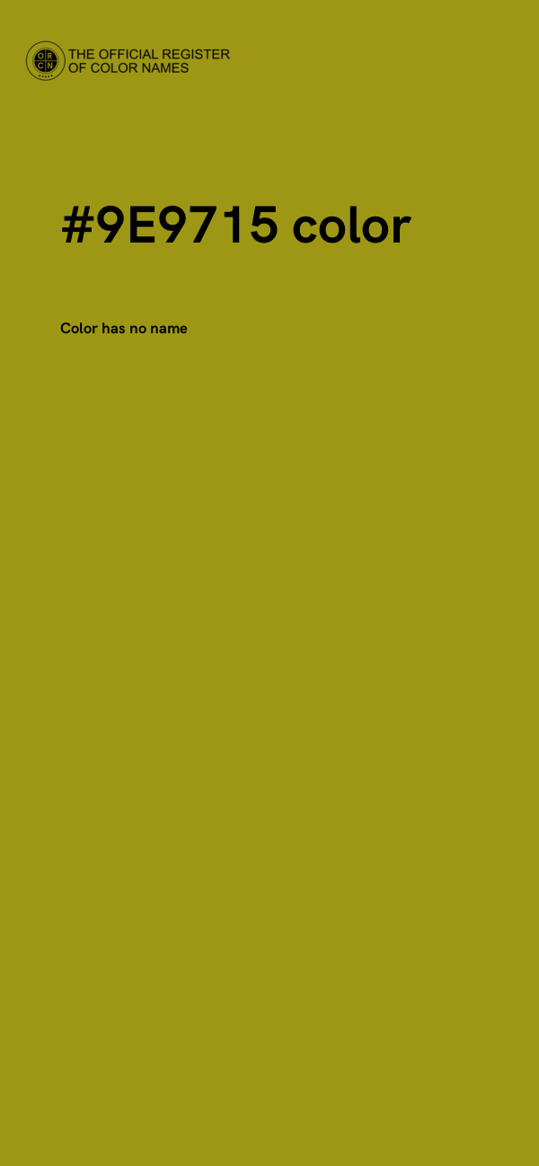 #9E9715 color image