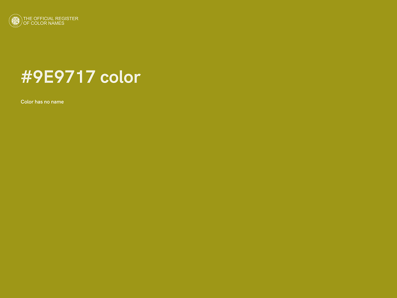 #9E9717 color image
