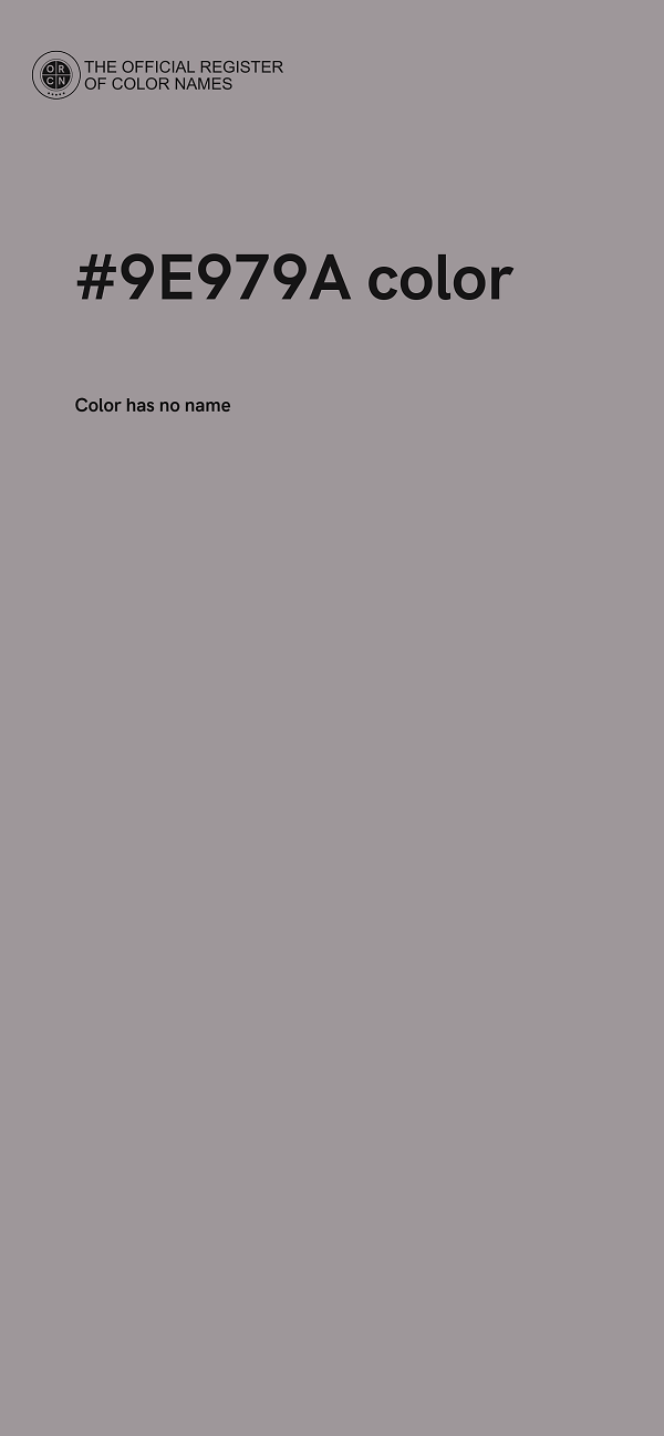 #9E979A color image