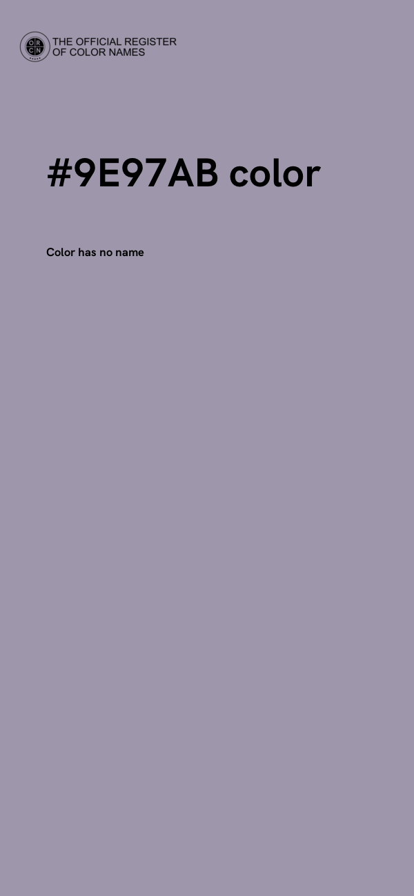 #9E97AB color image