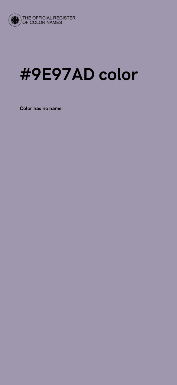 #9E97AD color image