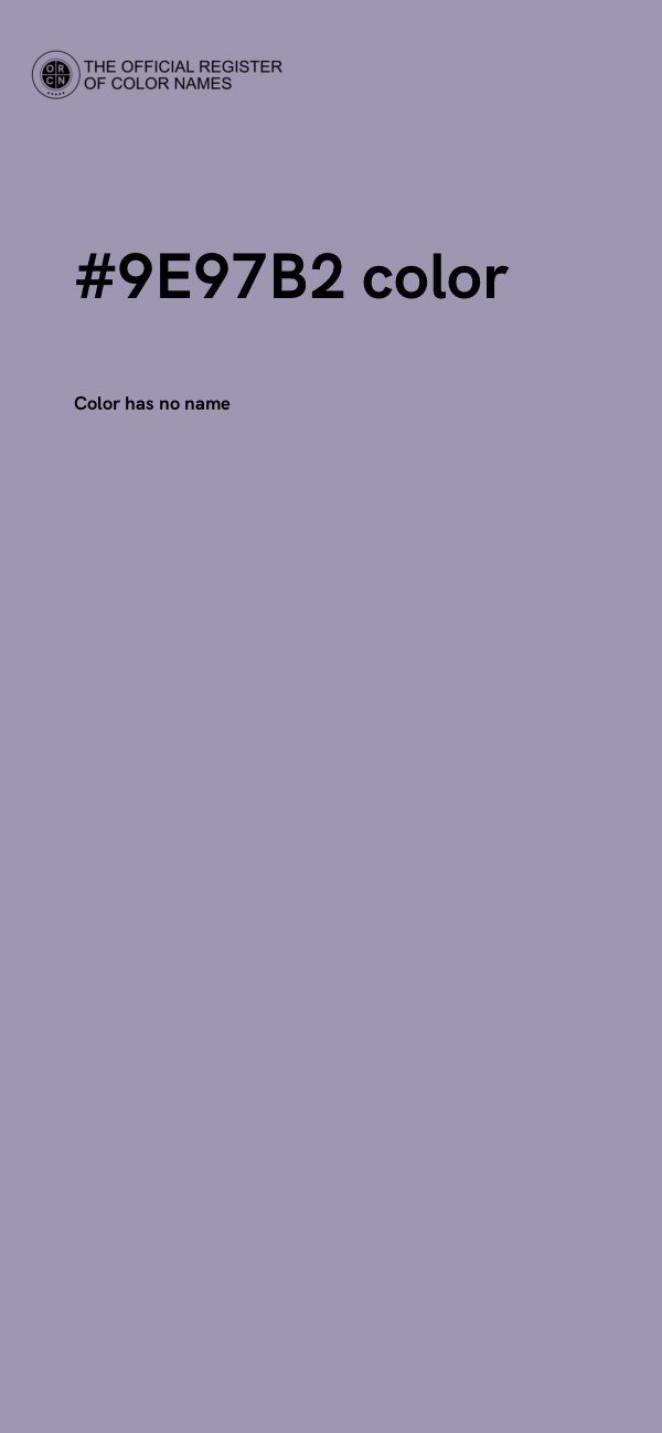 #9E97B2 color image