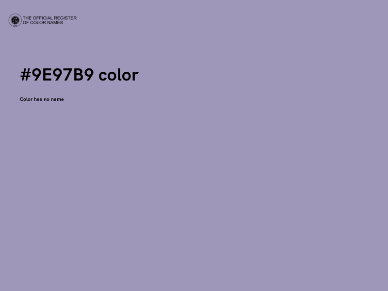 #9E97B9 color image