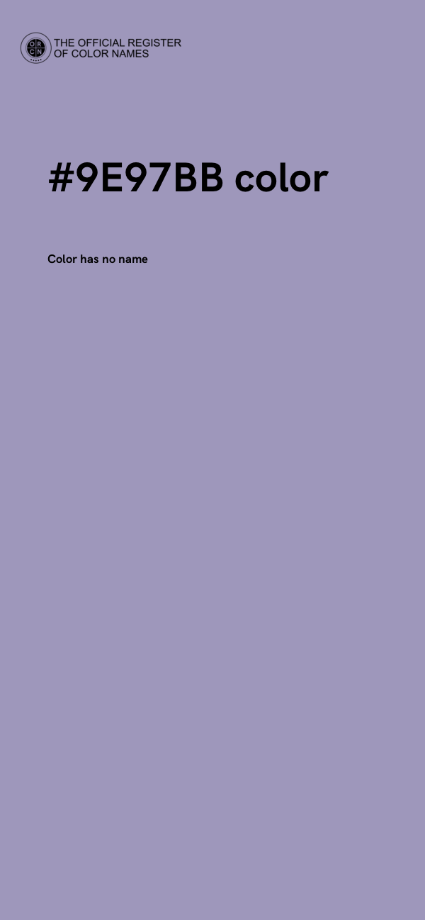 #9E97BB color image