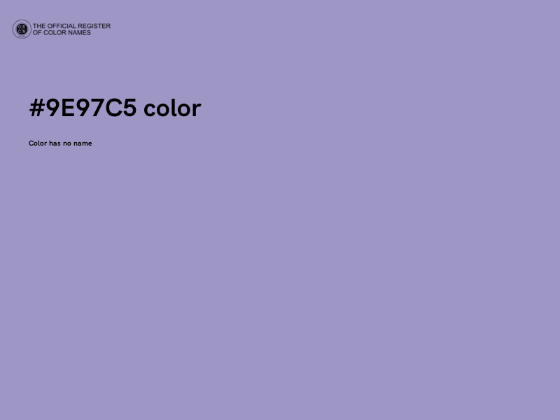 #9E97C5 color image