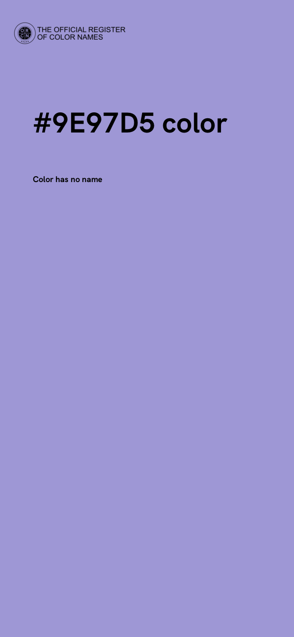#9E97D5 color image
