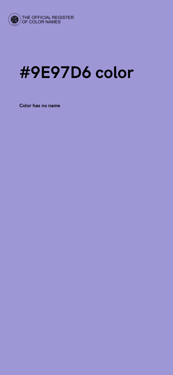 #9E97D6 color image