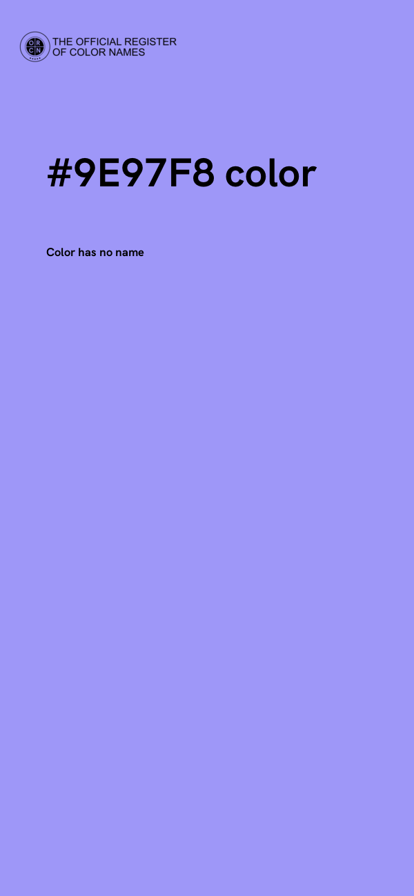 #9E97F8 color image