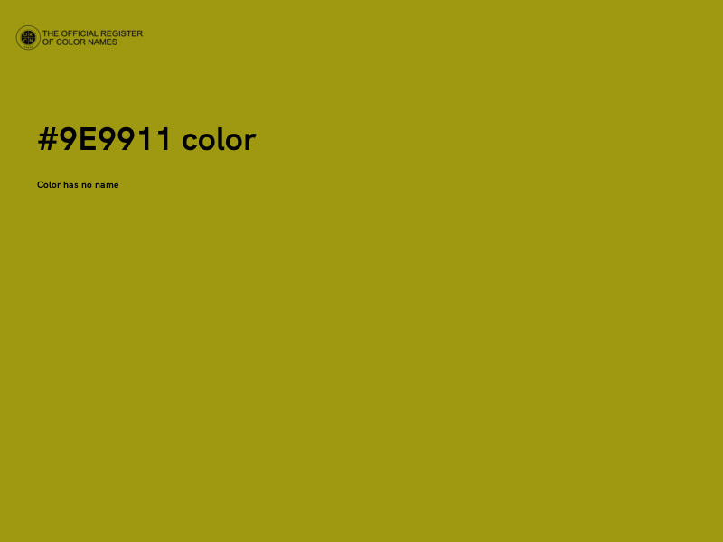 #9E9911 color image