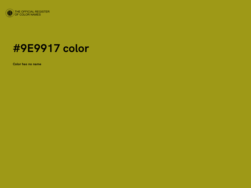 #9E9917 color image