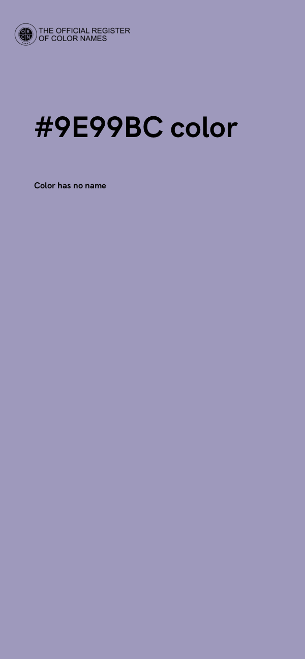 #9E99BC color image