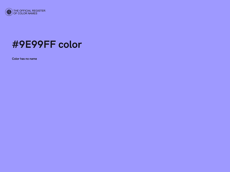#9E99FF color image