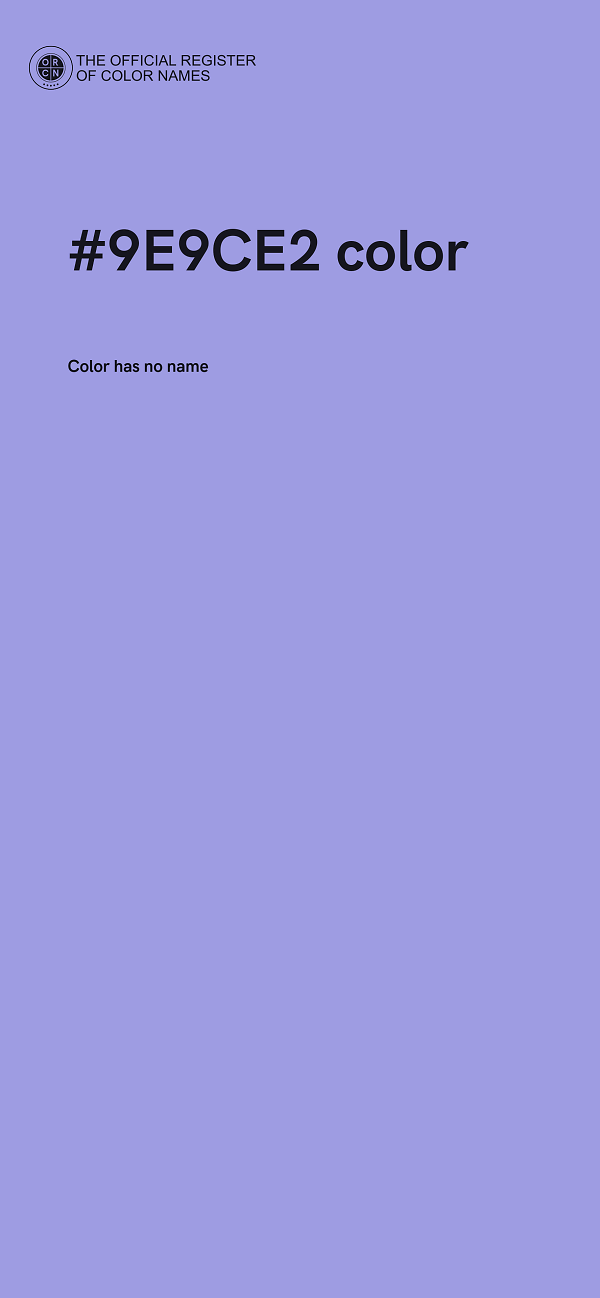 #9E9CE2 color image