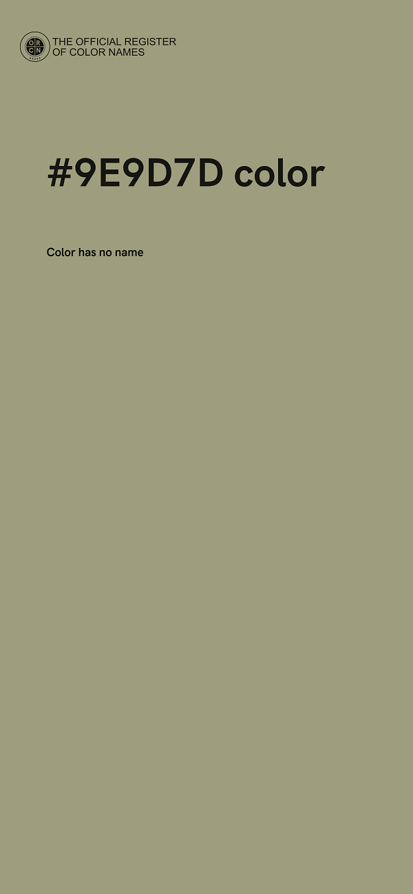 #9E9D7D color image