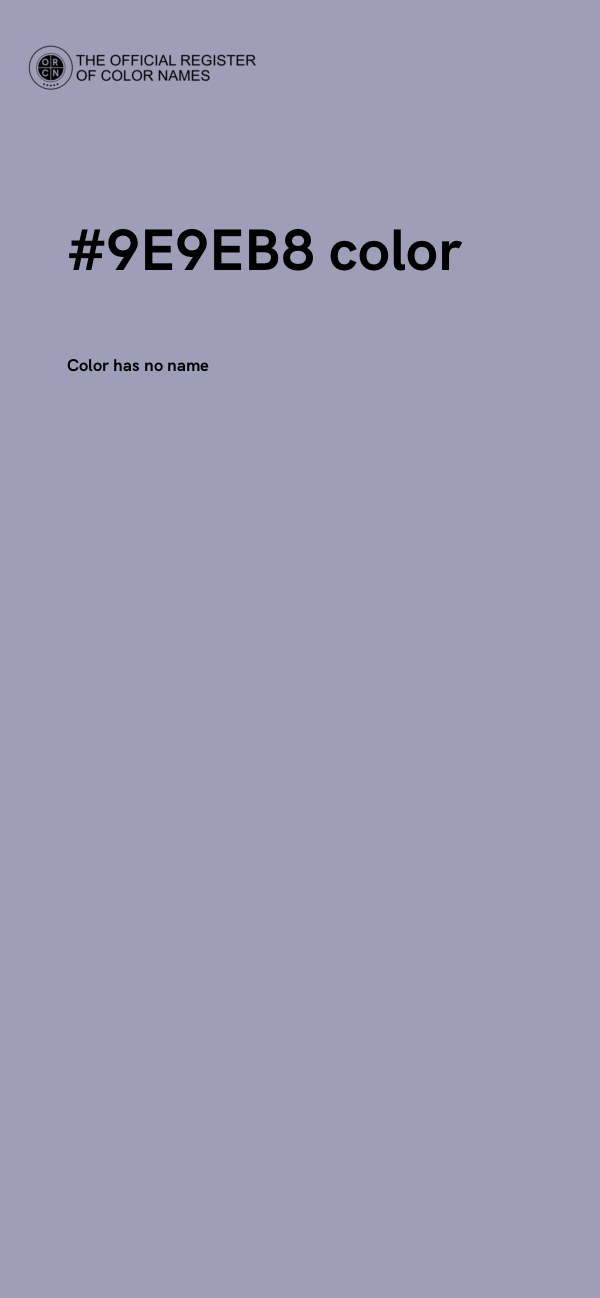 #9E9EB8 color image