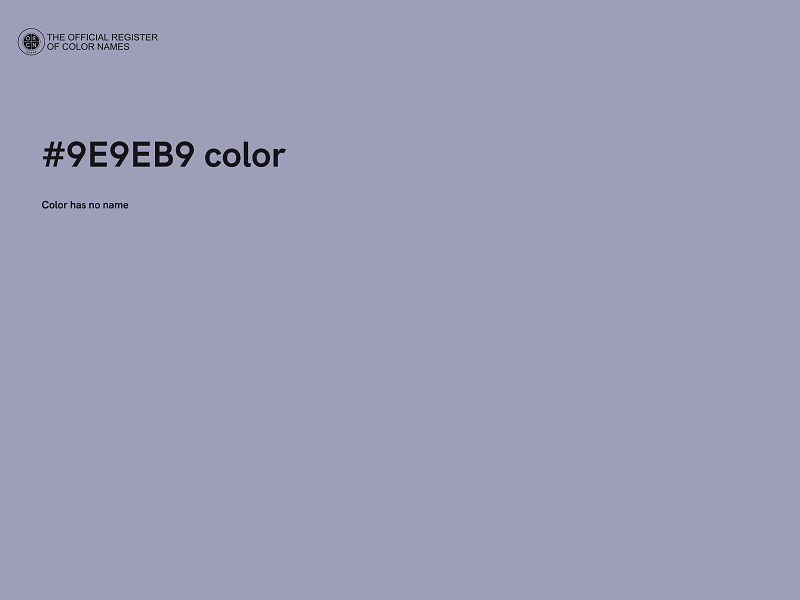 #9E9EB9 color image