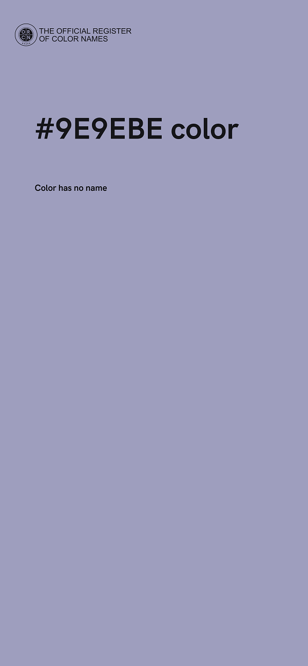 #9E9EBE color image