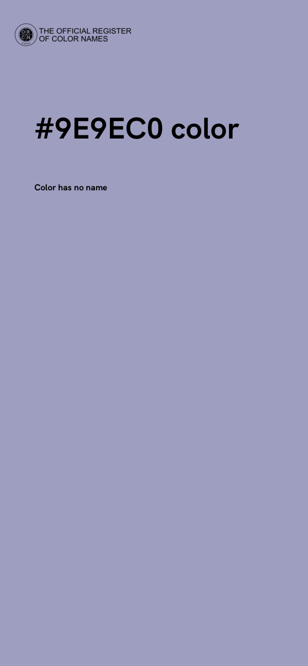 #9E9EC0 color image